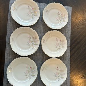 Vintage Z& Co Bavarian 7 3/4 “ Dishes (6)